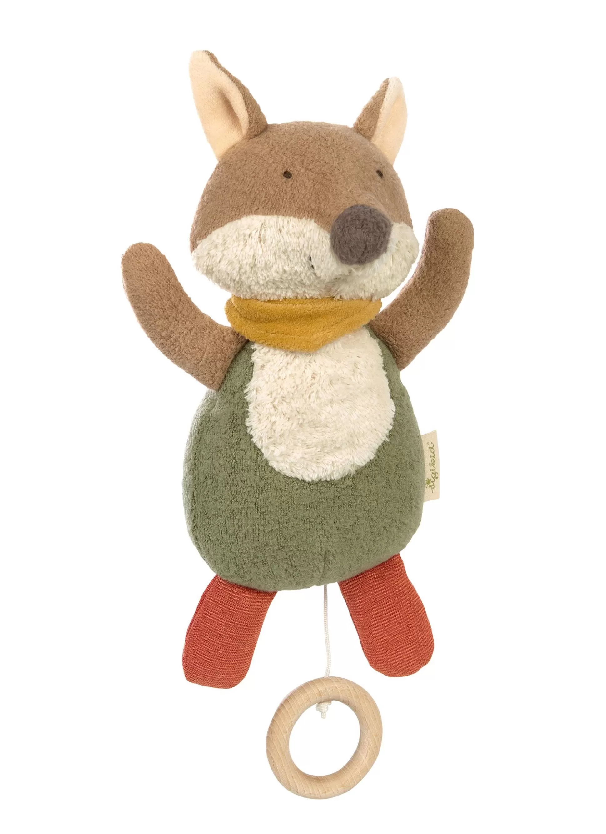 Bebe Sigikid Baby Spieluhr Fuchs, Green Bio Kollektion