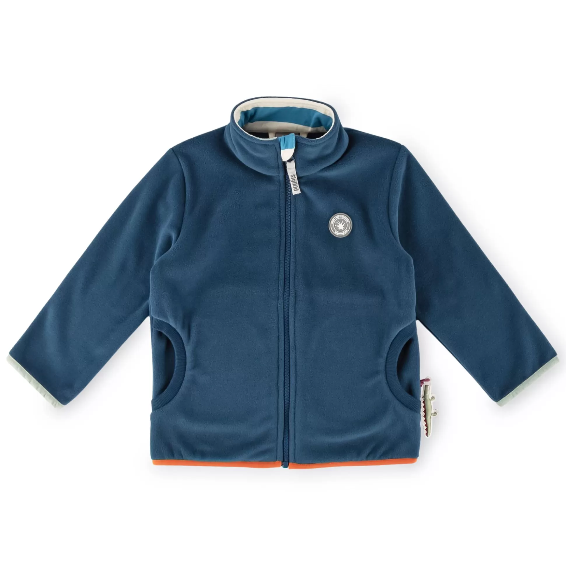 Bebe Sigikid Blaue Fleecejacke Happy Crocodile