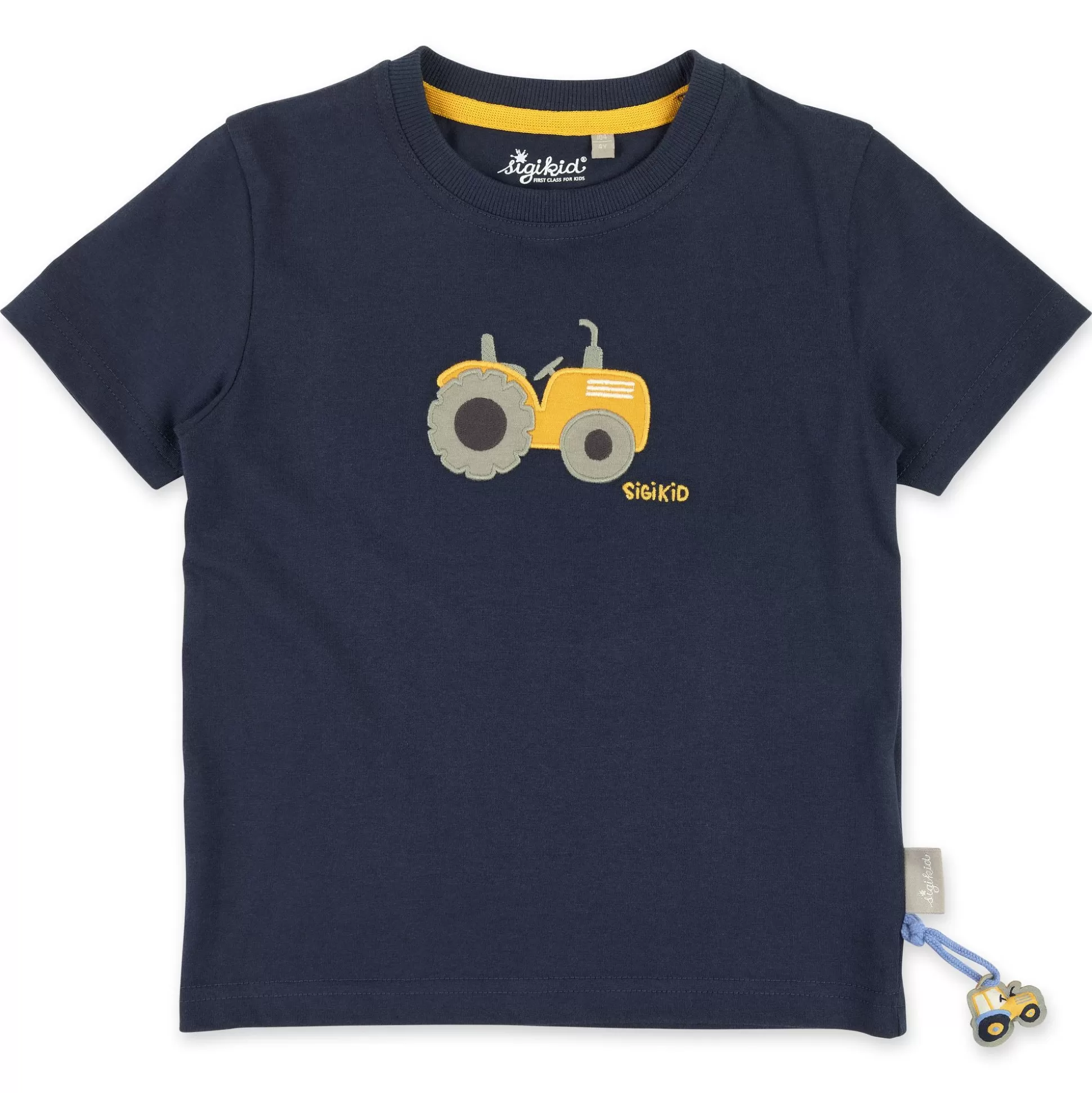 Bebe Sigikid Dunkelblaues Kinder T-Shirt Traktor