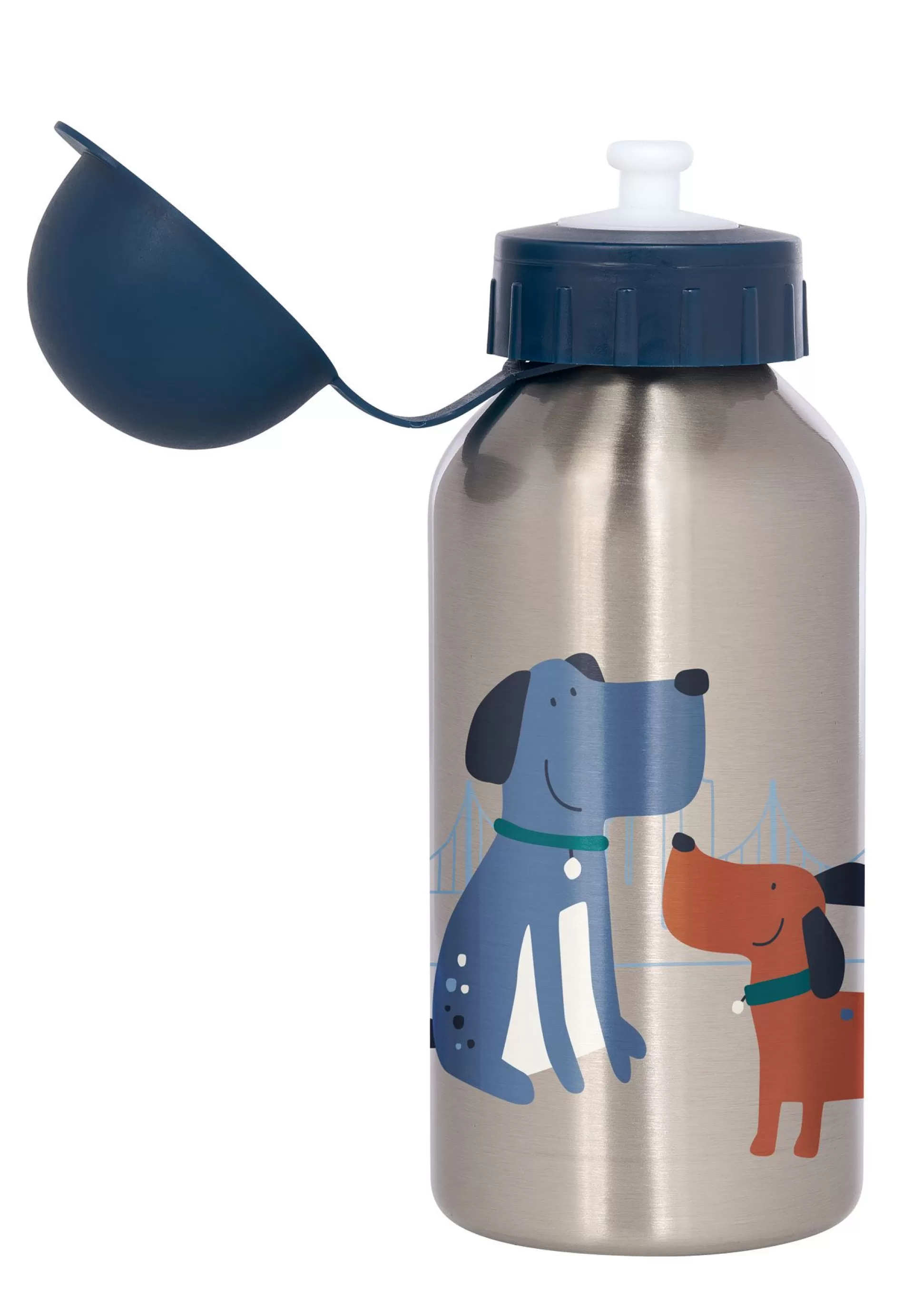 Bebe Sigikid Edelstahl Trinkflasche Hund, Green Collection