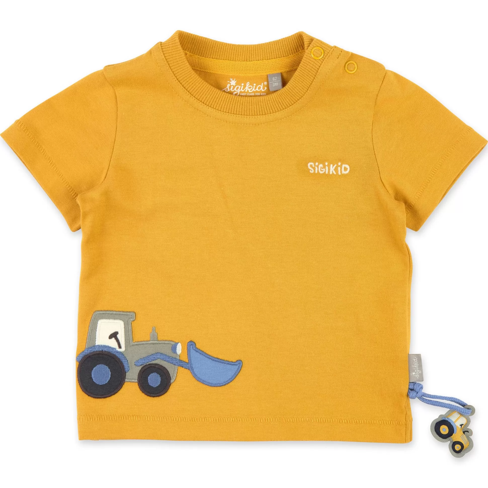 Bebe Sigikid Gelbes Baby T-Shirt Traktor