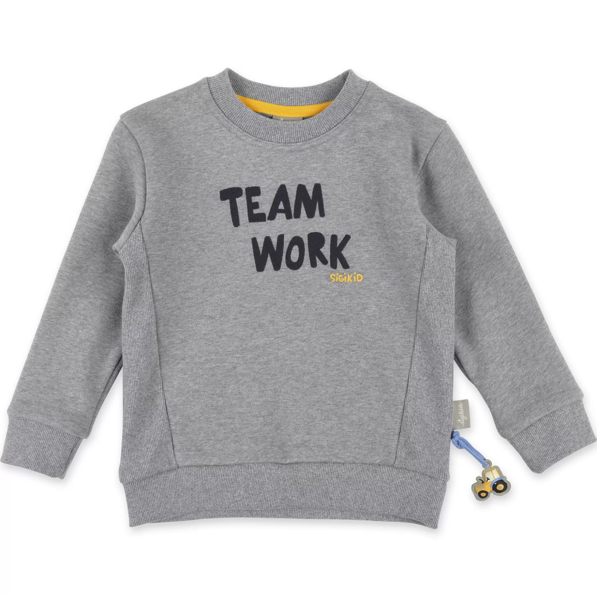 Bebe Sigikid Grau Meliertes Kinder Sweatshirt Teamwork