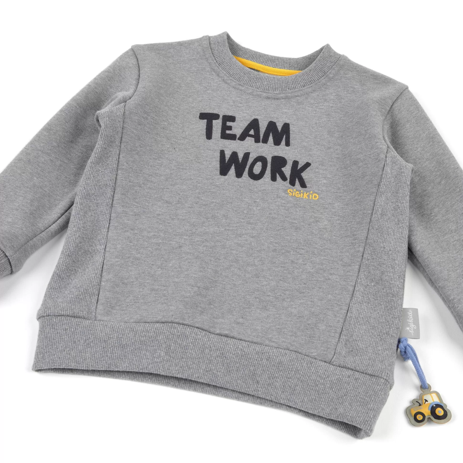 Bebe Sigikid Grau Meliertes Kinder Sweatshirt Teamwork