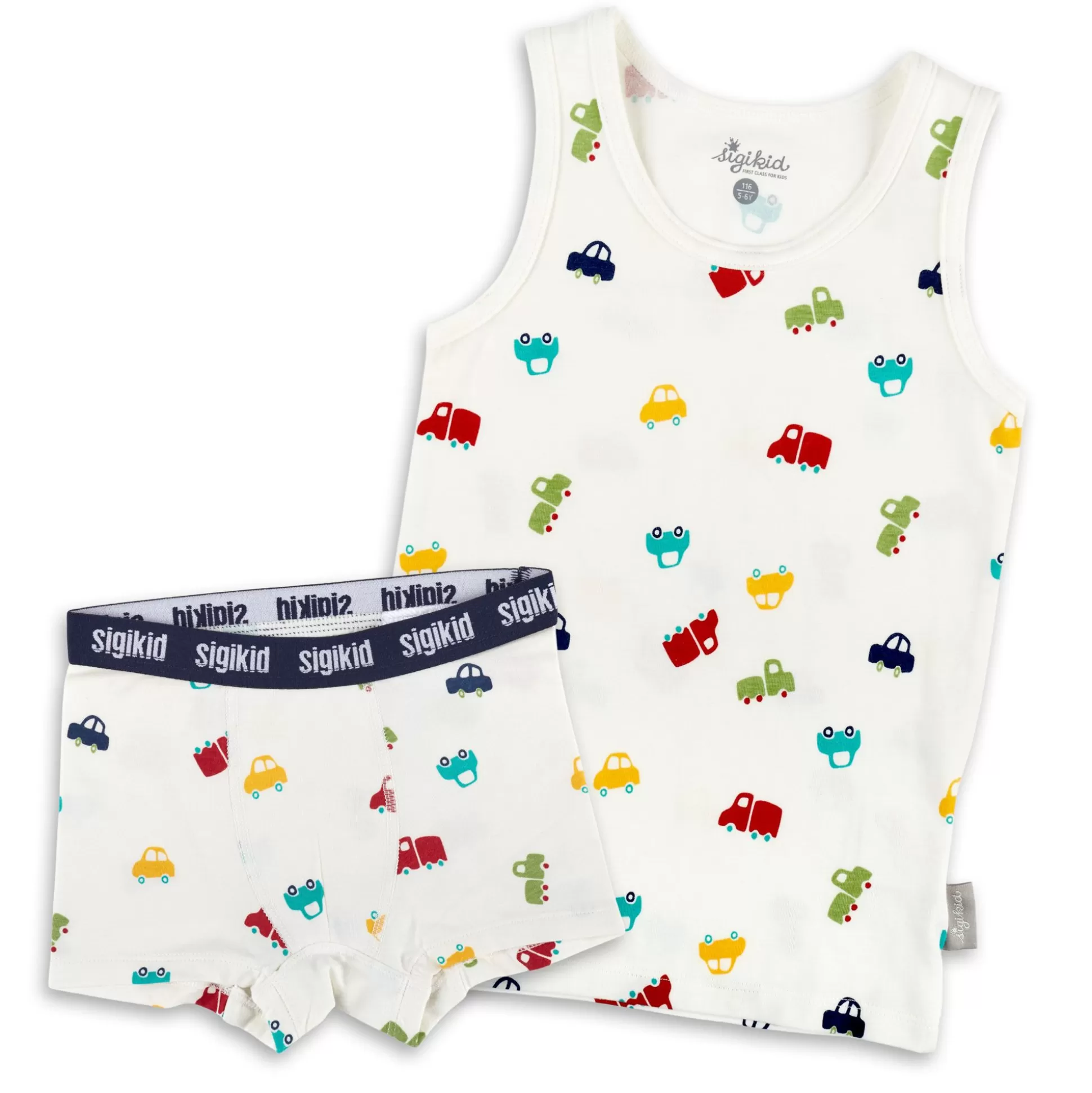 Bebe Sigikid Jungen Unterwasche Set Mit Auto Print