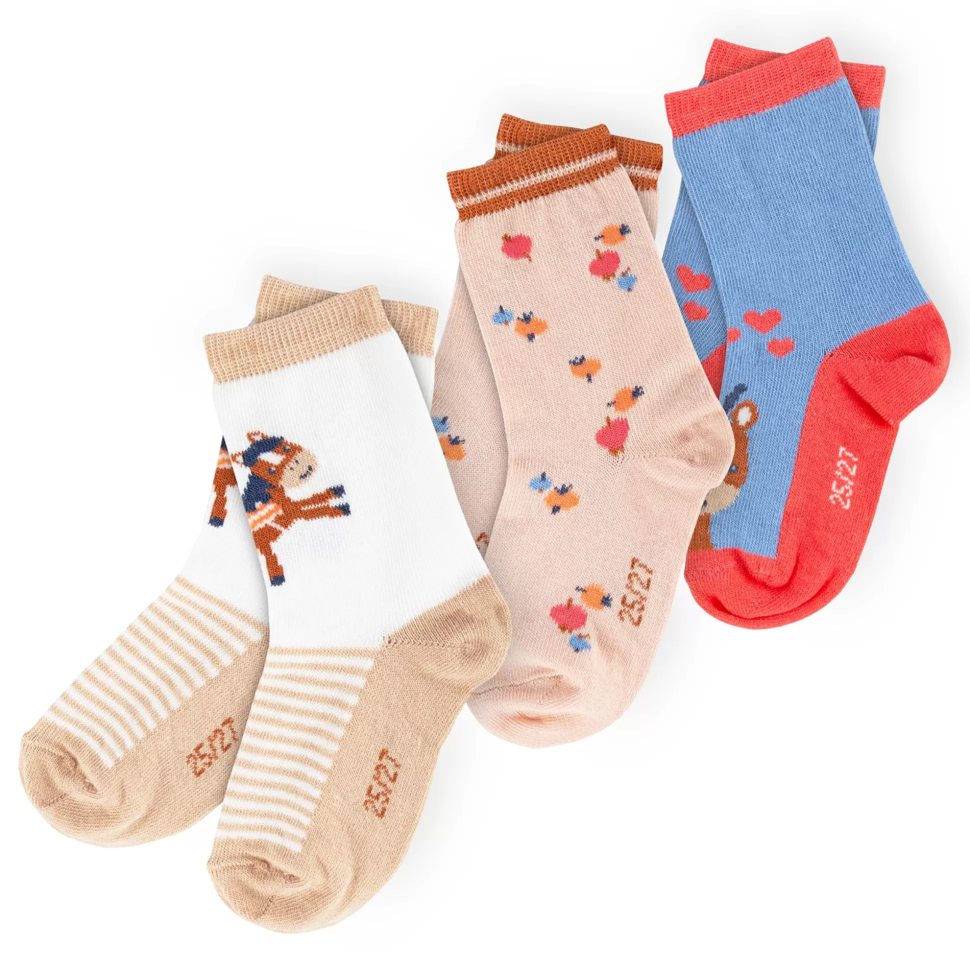 Bebe Sigikid Kinder 3Er Socken-Set, Bunt