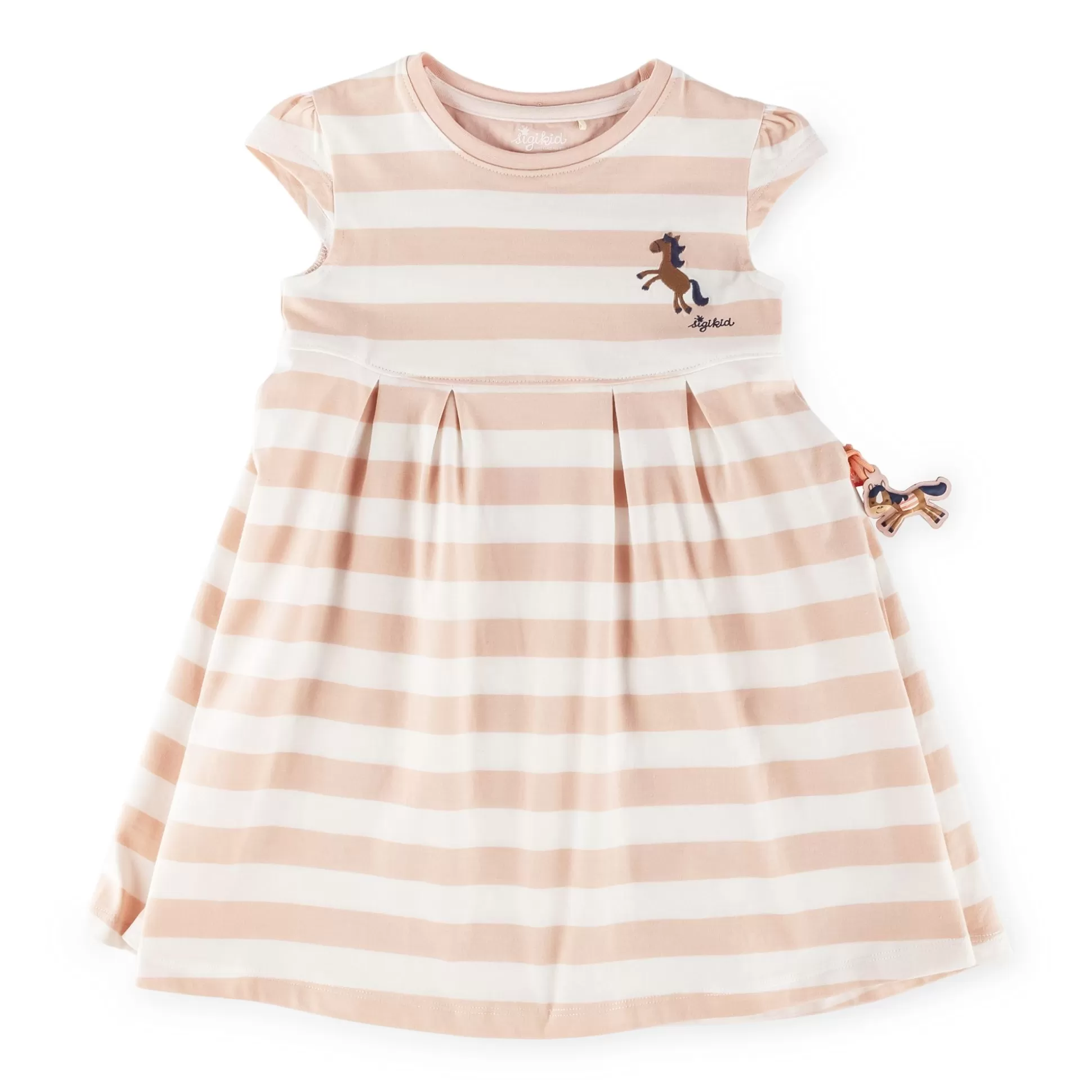 Bebe Sigikid Kinder Sommerkleid Mit Pferdchen Stickerei