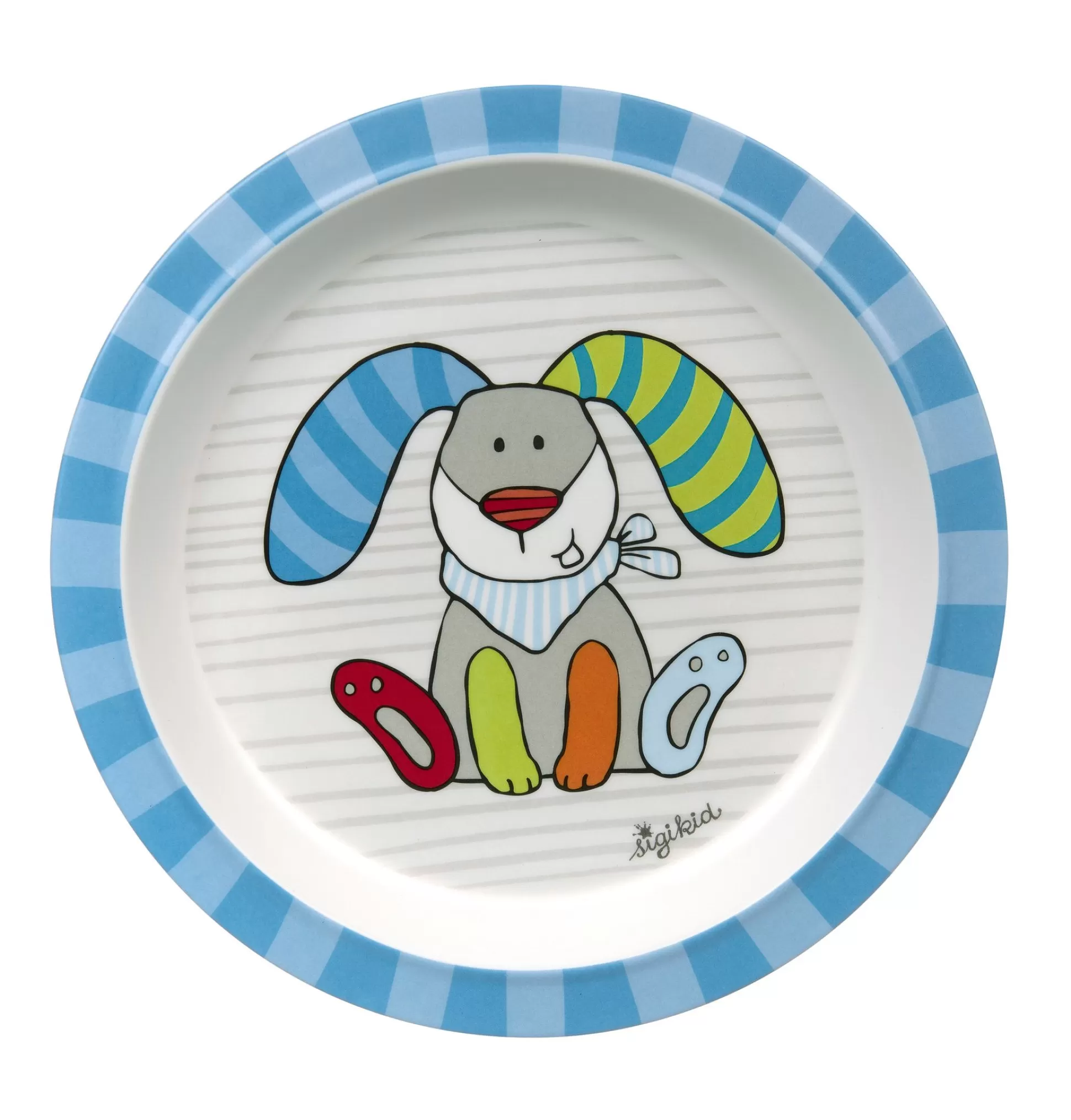 Bebe Sigikid Kinder Teller Hase Ringeldingel, Rpet