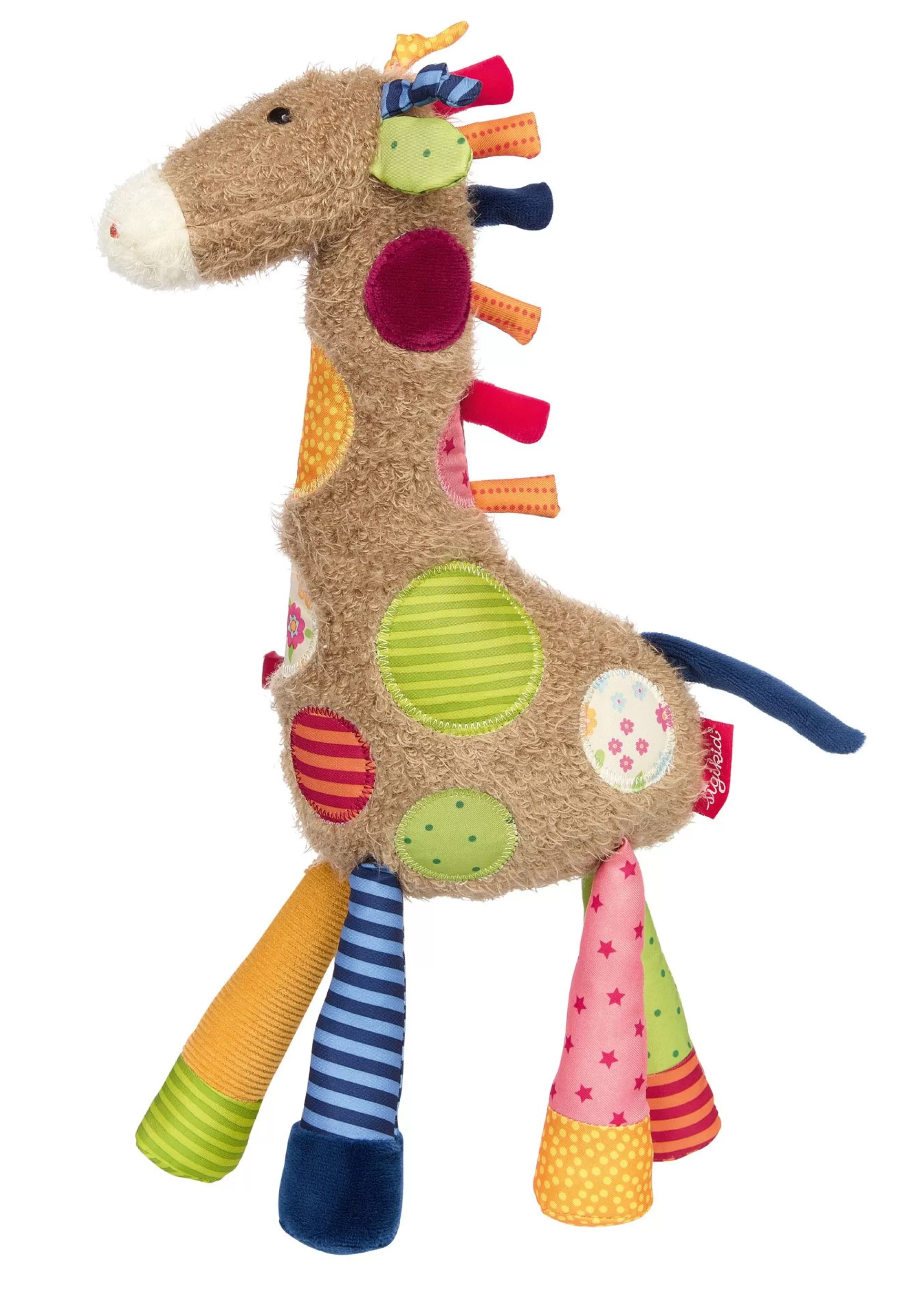 Bebe Sigikid Kuscheltier Giraffe, Patchwork Sweety
