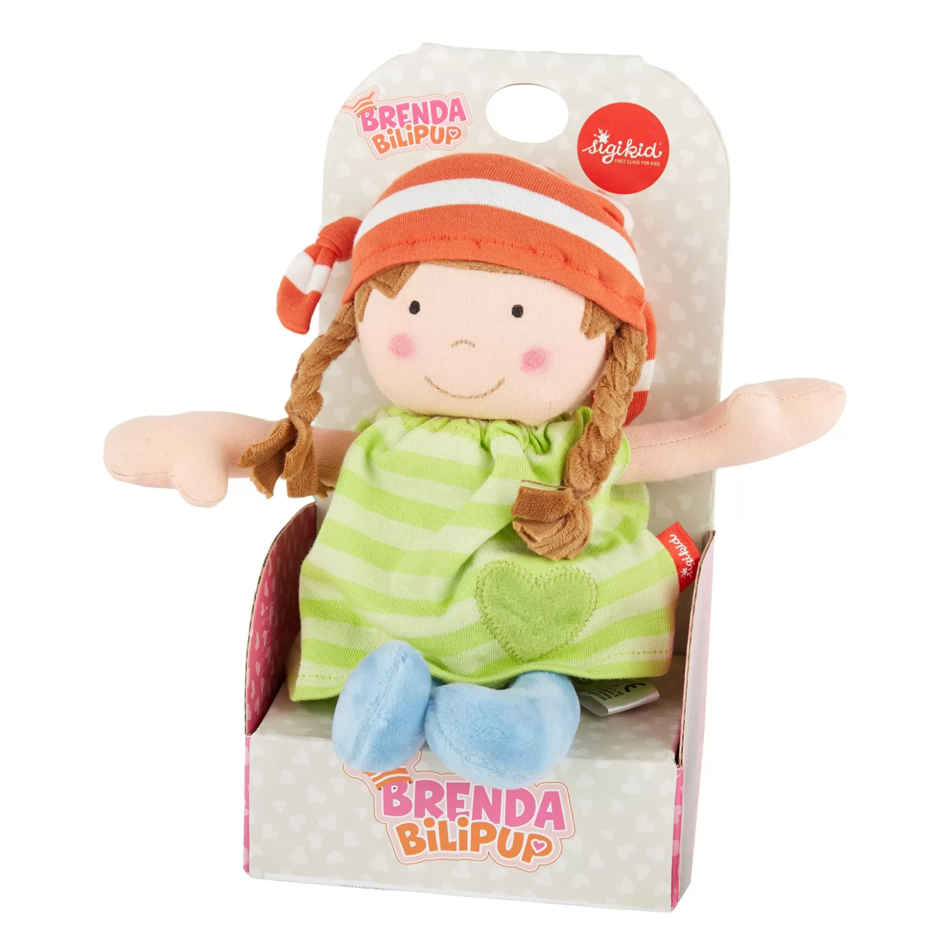 Bebe Sigikid Stoffpuppe Brenda Bilipup, Grun